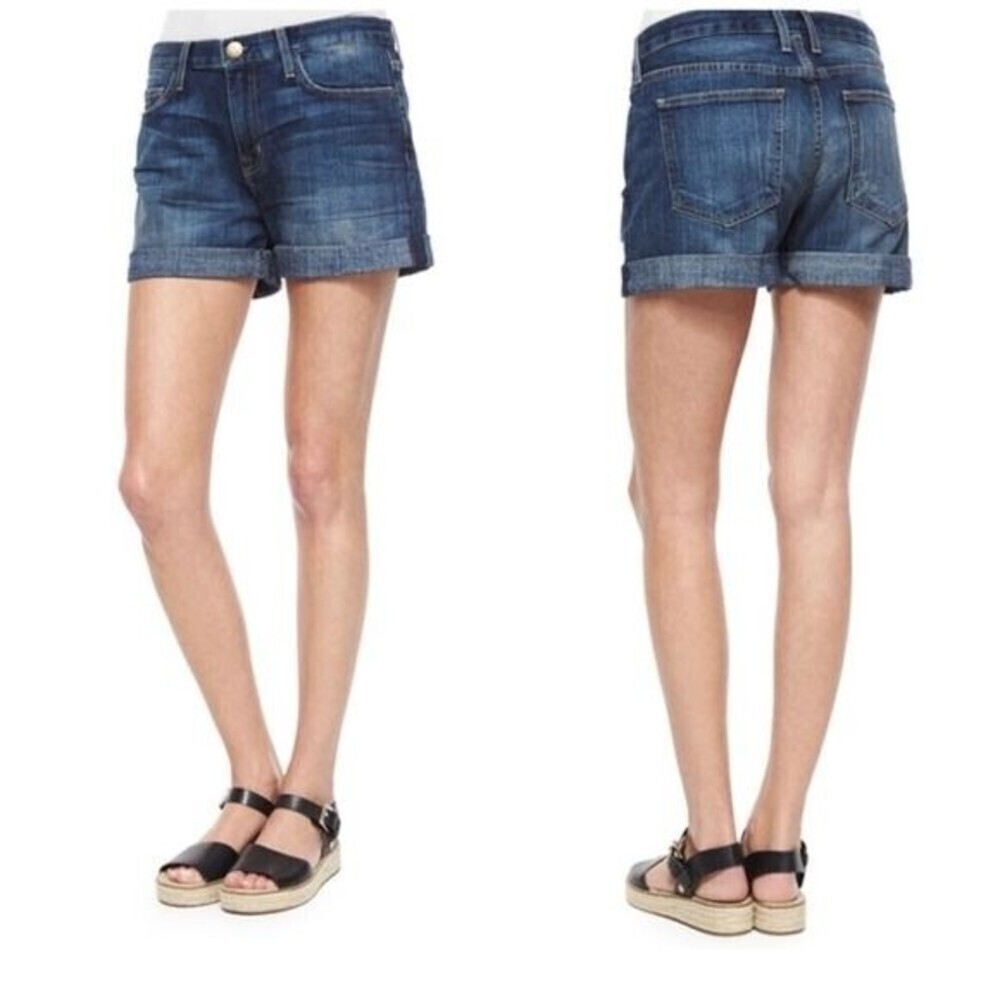 CURRENT ELLIOTT The Boyfriend Rolled Shorts